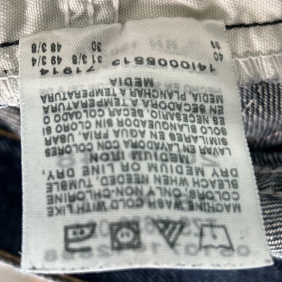 Lee Men's Blue Jeans Straight Leg Baggy Loose fit 38x30 - Picture 7 of 14